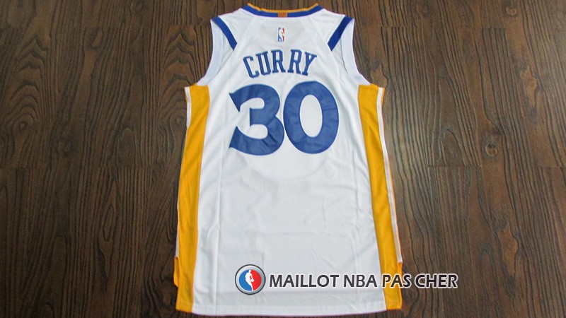 Maillot Enfant Golden State Warriors Curry 2017-18 30 Blanc
